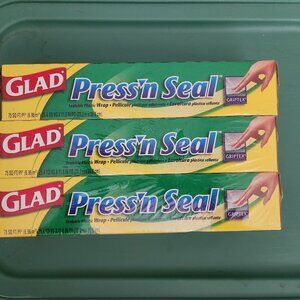 Glad Press n Seal Food Wrap Multipurpose Sealing Wrap 3 Pack 225 Sq Ft
